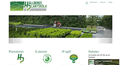 Desktop Screenshot of hallbergs-plantskola.se